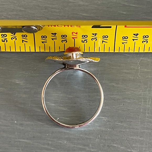 🌟Carnelian Sterling Silver Ring - Picture 8 of 10